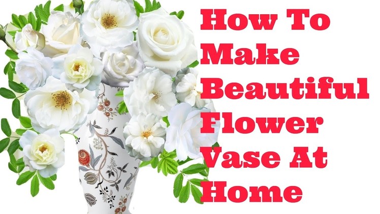 How To Make Paper Vase - 3D Origami Flower Vase Step By Step - DIY Flower Vase Crafts