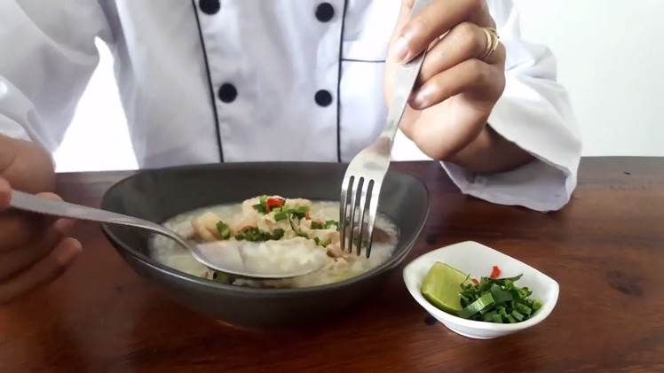How to Make Veasna's 'Bor Bor' Rice Porridge (បបរ) - Cambodian Cooking Class