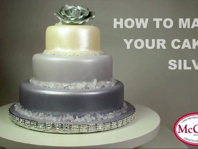 How to make your cakes Silver