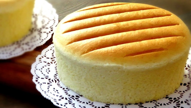 How To Steam Bake Sponge Cake | Castella Cake Recipe 原味古早味蛋糕做法