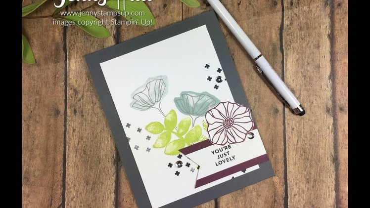 How to use Oh So Eclectic layering stamps from Stampin Up with Jenny Hall