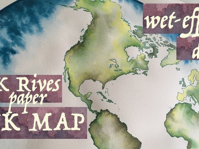 Ink Map on BFK Rives Paper Tutorial