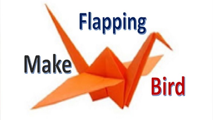 Origami Flying Bird Instructions:How To Make a Paper Crane - Origami.