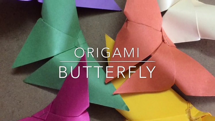 Origami : Paper Butterfly Tutorial