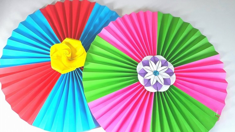 Origami Tutorial - How to Origami Super Home Decor Idea  - Rosette Making