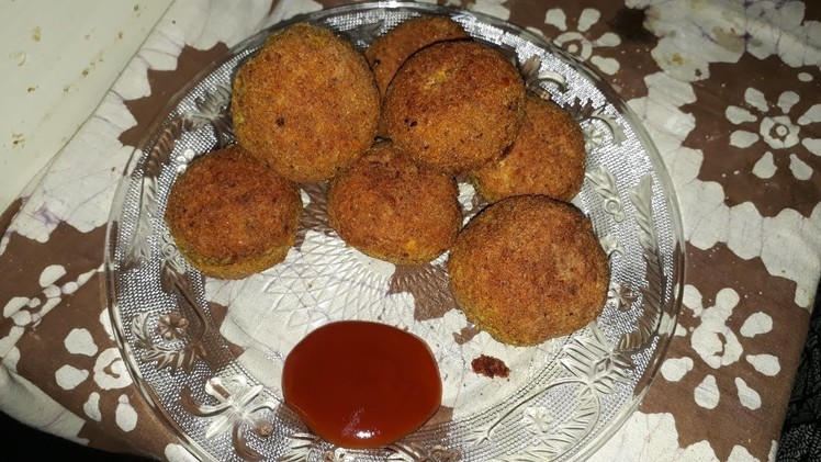 Potato Cheese ball recipe - How to make Potato cheese ball (ingredients in video description)
