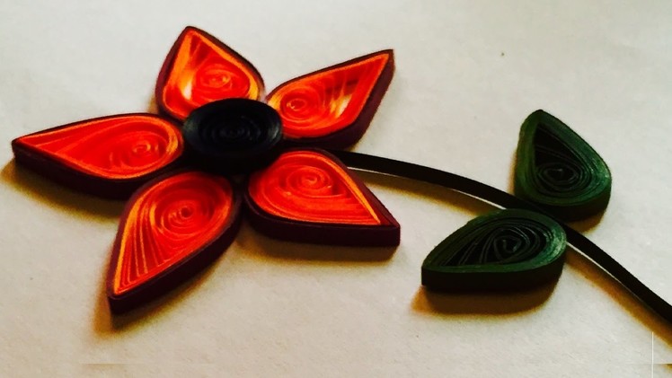 Quilling paper flower | A beautiful paper crafts for home decoration - artsNcraft