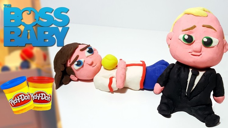 THE BOSS BABY Boss Baby and Tim Play Doh Figures | How to Make The Boss Baby Characters tutorial