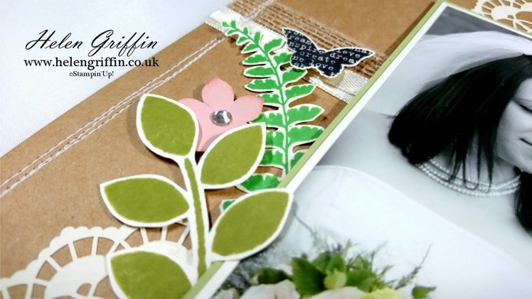 The Bouquet - Scrapbook Layout For Simply Cards & Papercraft Magazine