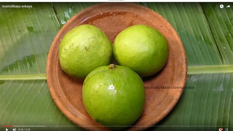 Traditional way to make Avakaya Pickle | How to Make Mango Avakai Pachadi (ఆవకాయ పచ్చడి)