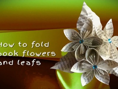 Trompke - How to fold book flowers and leafs