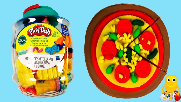 Unboxing Creations Playset & Make Play Doh Pizza Kindy Fun Toys Collector