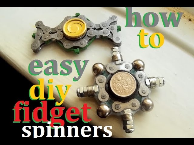 Very easy Diy fidget spinners How i made them