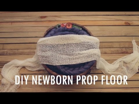 $15 DIY Newborn Wooden Floor Prop