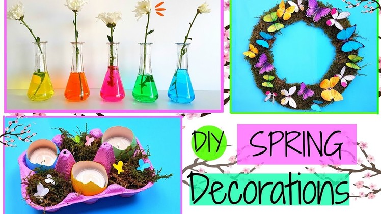 3 DIY Spring Room Decor Ideas | Easy Crafts