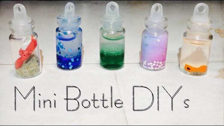 5 DIY Mini Bottle Charm Ideas