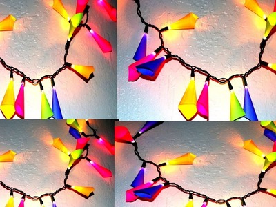 5-Minute Decorations: DIY Colorful String Light Decorations with Papers