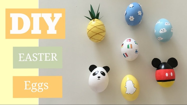 7 Super Cute DIY Easter Egg Ideas