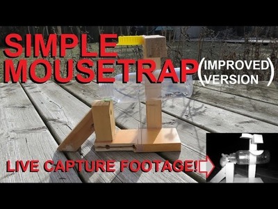 A mechanically simple DIY mouse trap that works- see capture video!