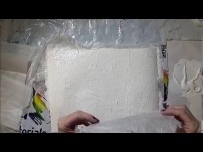 Adding Texture to an Acrylic Painting with Tissue Paper
