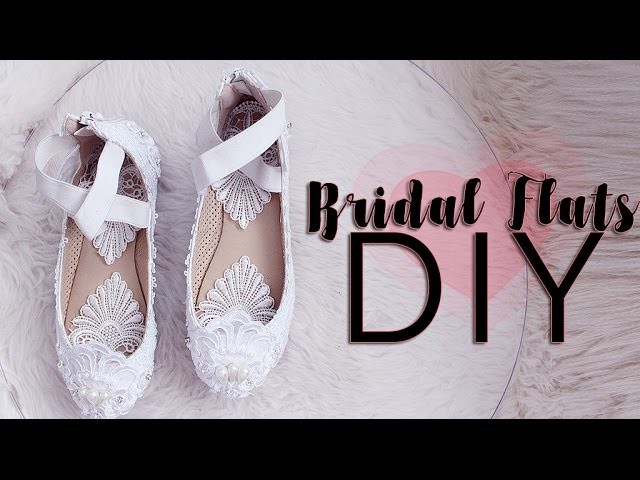 Bridal Ballet Flat DIY