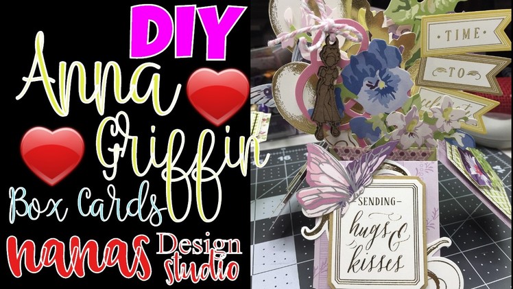 DIY Anna Griffin Flower Box Cards: Do-it-Yourself Box Cards, ThankYou, Happy Birthday, Get Well Soon
