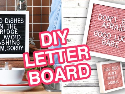 DIY Budget-Friendly Letter Board