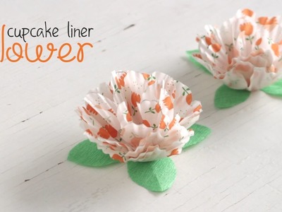 DIY: Cupcake Liner Flower