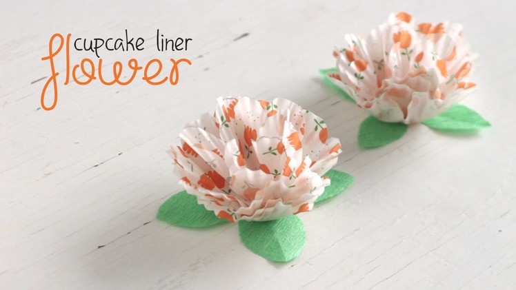 DIY: Cupcake Liner Flower