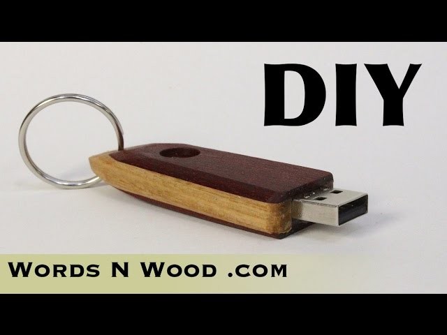 DIY Custom Wooden Thumb Drive   (WnW #98)