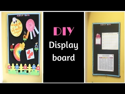 DIY Display Board - Easy Way Of Making Pinboard At Home