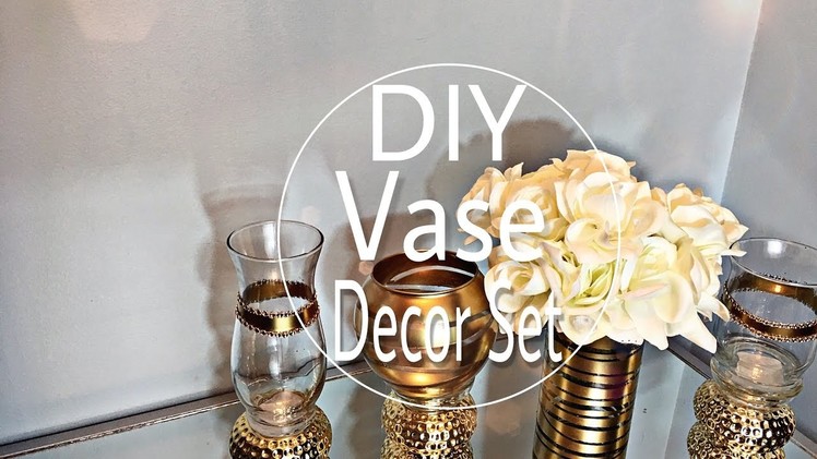 DIY | Dollar Tree | Home Decor Vase Set