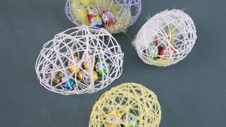DIY : Easter egg from yarn by Søstrene Grene