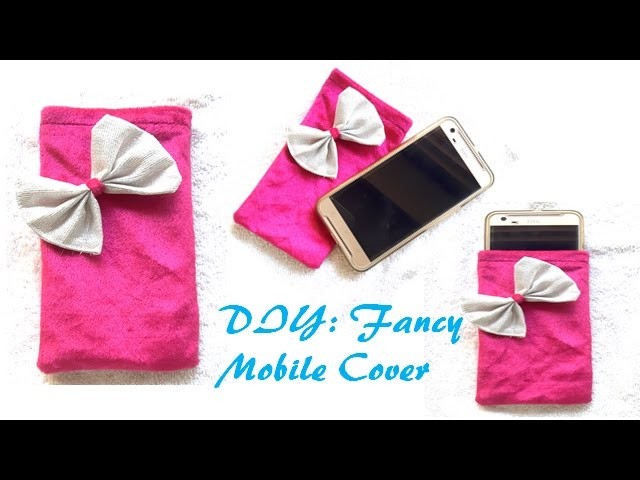 DIY: Fancy  mobile Cover, Quick And Simplest DIY