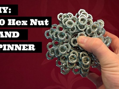 DIY Fidget Toy Challenge 5 | DIY Fidget Toy | Hand Spinner | 150 Hex Nut Spinner