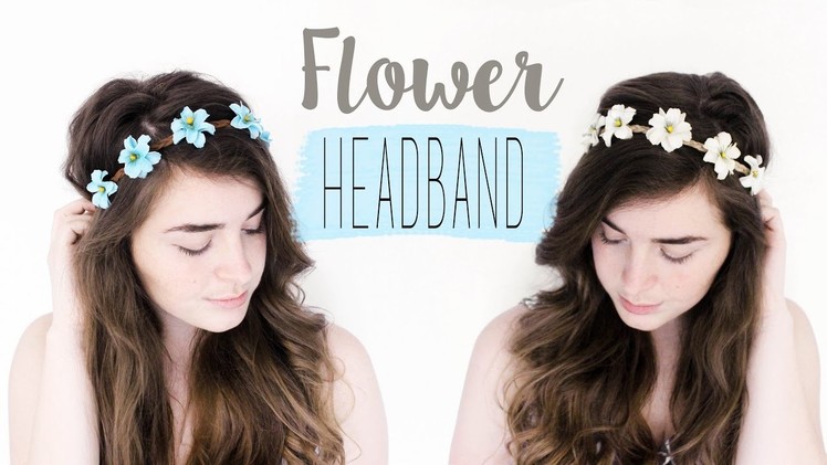 DIY: Flower Headbands. Spring DIYs. Veronica Marie