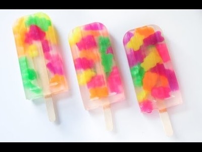 DIY Gummy Bears Ice-Pops | DIY Gummy Bears Ice-Lollies | How To Make Ice-Pops At Home