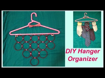 DIY Hanger Organizer From Old Bangles (Closet Door Organizer)