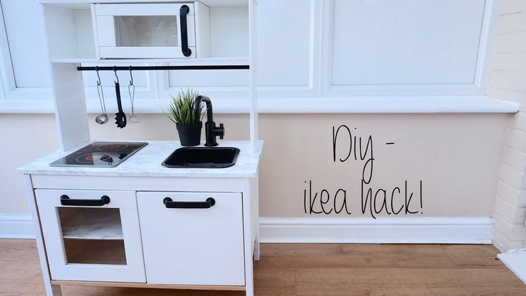 DIY HOME DECOR IKEA HACK | CHILDRENS KITCHEN | CARLY JADE DRAKE