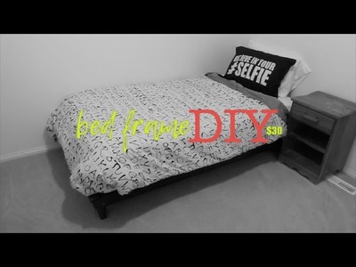 DIY How to build a bed frame!!! $30 Platform Bed  |  Our Wild Life