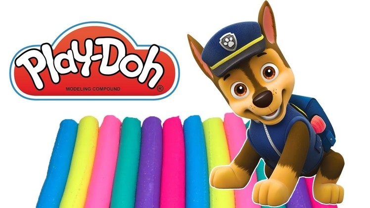DIY How To Make PAW PATROL Play Doh Learn colors for children