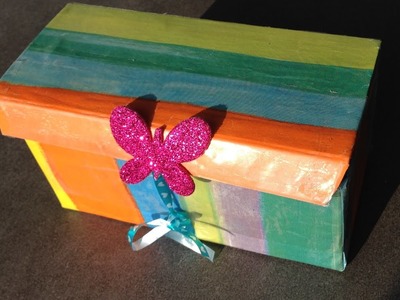 DIY jewellery box best out of waste