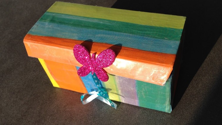 DIY jewellery box best out of waste