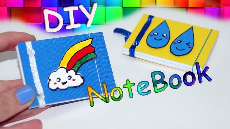 DIY Kawaii notebooks. Ideas for school. DIY MINI NOTEBOOKS - Easy & Cute Designs!. Julia DIY