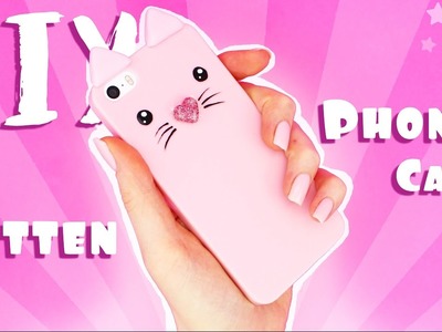 ☆ DIY Kitten PHONE CASE!! ☆ - Cute and Easy Crafting!  | aCupofCakeTv