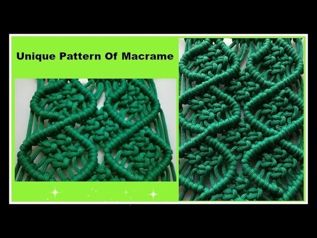 DIY Macrame Pattern No 8 | Step by Step Macrame Design | सीखिये मैक्रेमका खूबसूरत डिजाईन पॅटर्न नं ८