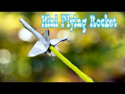 DIY: Make Mini Flying Rocket At Home Using Match Stick