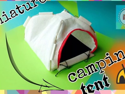 DIY Miniature camping tent ⛺ - made easy for ur kid