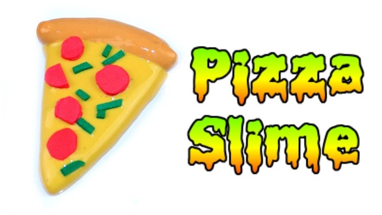 DIY Miniature Food Pizza Slime ????