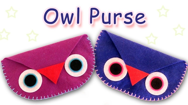 DIY Mother's day gifts : Owl Purse - Ana | DIY Crafts